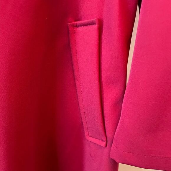 RED HIGH LOW LIGHT WEIGHT JACKET/WINDBREAKER. LITTLE RED RIDING HOOD STYLE NWOT - Picture 5 of 9